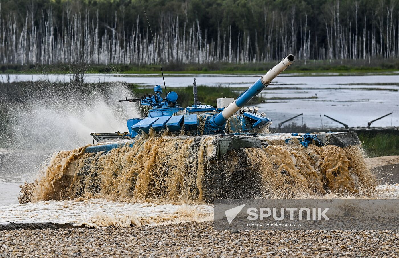 Russia Army Games Tank Biathlon