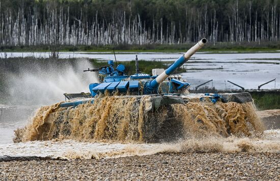 Russia Army Games Tank Biathlon