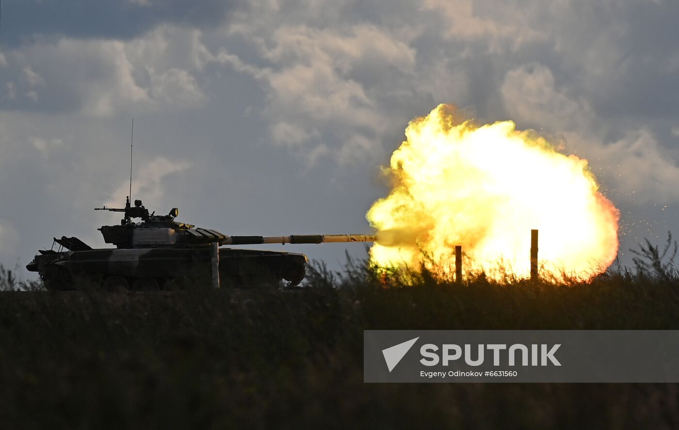 Russia Army Games Tank Biathlon