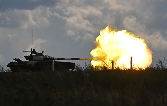Russia Army Games Tank Biathlon