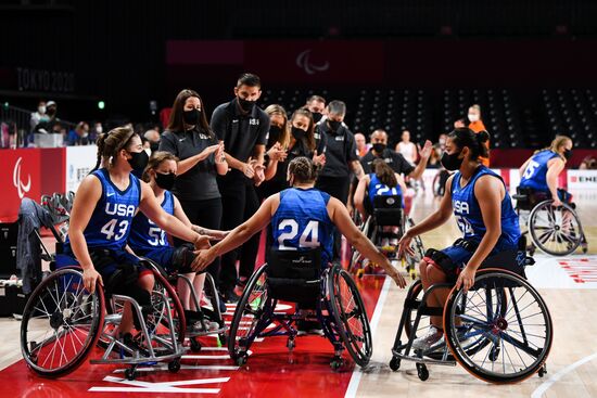 Japan Paralympics 2020 Wheelchair Basketball Women Netherlands - US