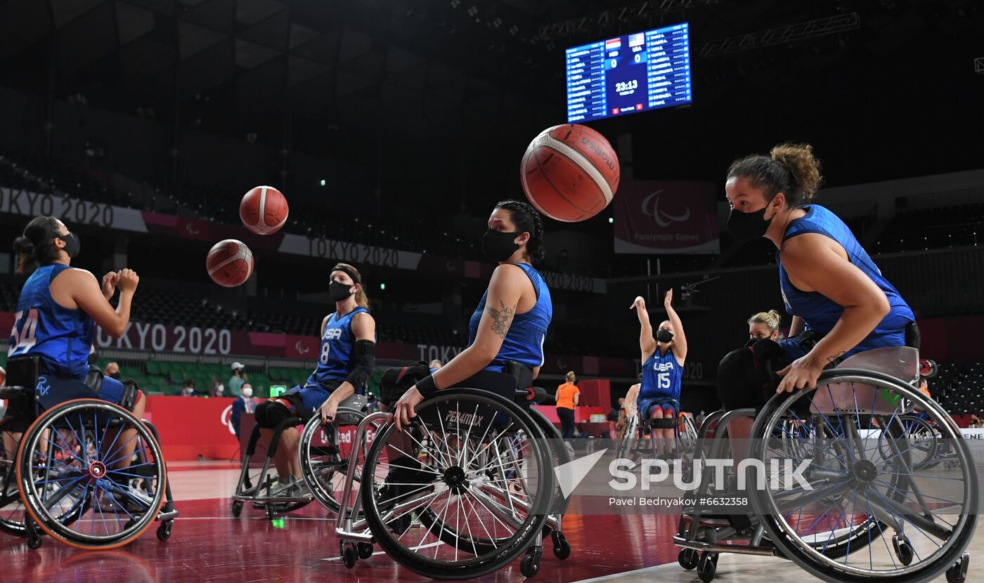 Japan Paralympics 2020 Wheelchair Basketball Women Netherlands - US