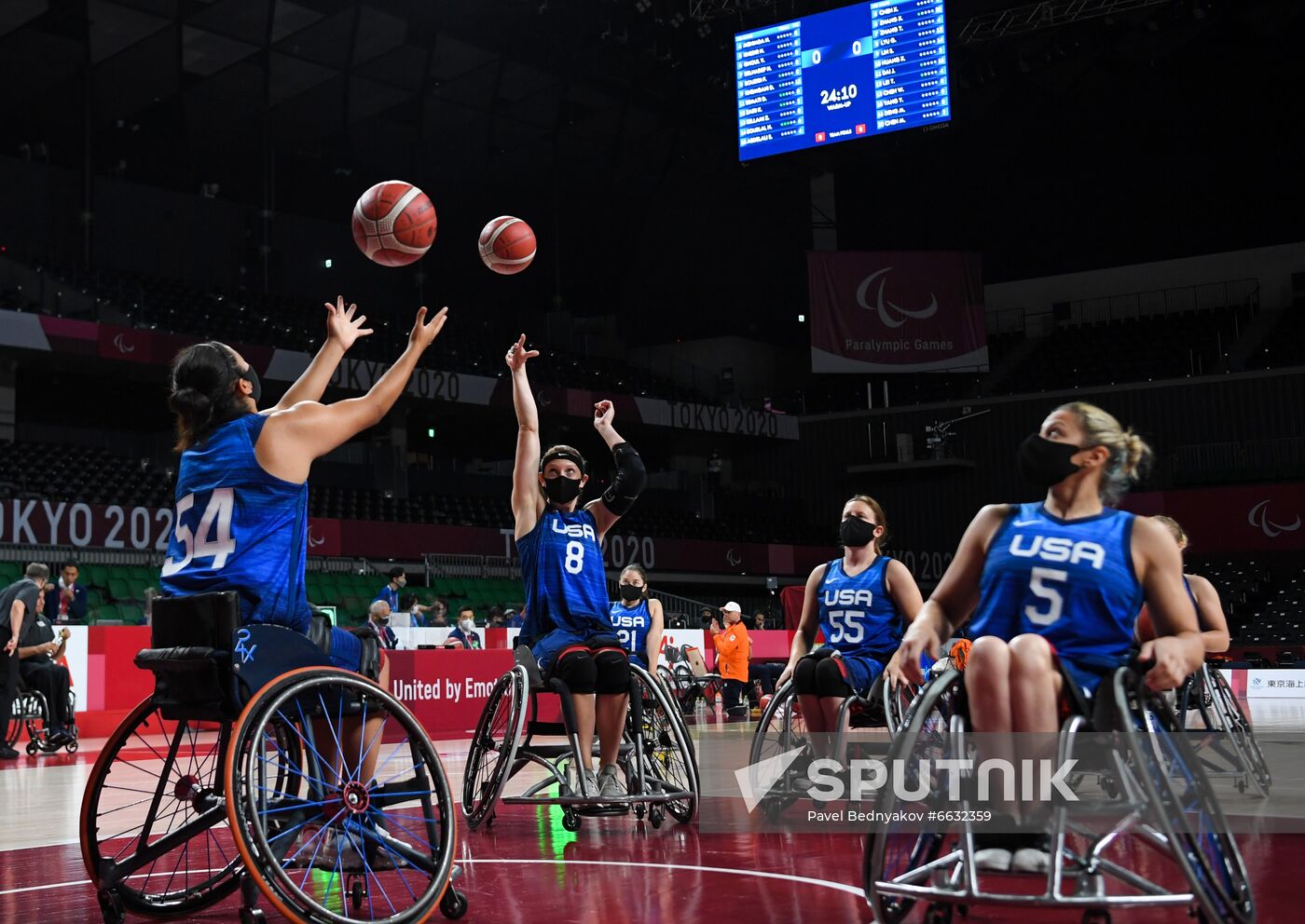 Japan Paralympics 2020 Wheelchair Basketball Women Netherlands - US