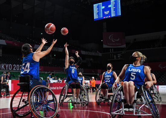 Japan Paralympics 2020 Wheelchair Basketball Women Netherlands - US
