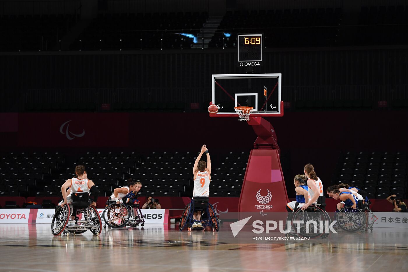 Japan Paralympics 2020 Wheelchair Basketball Women Netherlands - US