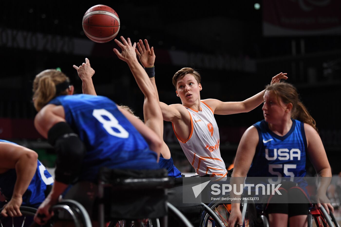 Japan Paralympics 2020 Wheelchair Basketball Women Netherlands - US