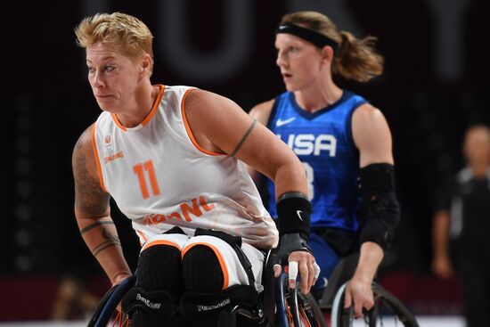 Japan Paralympics 2020 Wheelchair Basketball Women Netherlands - US