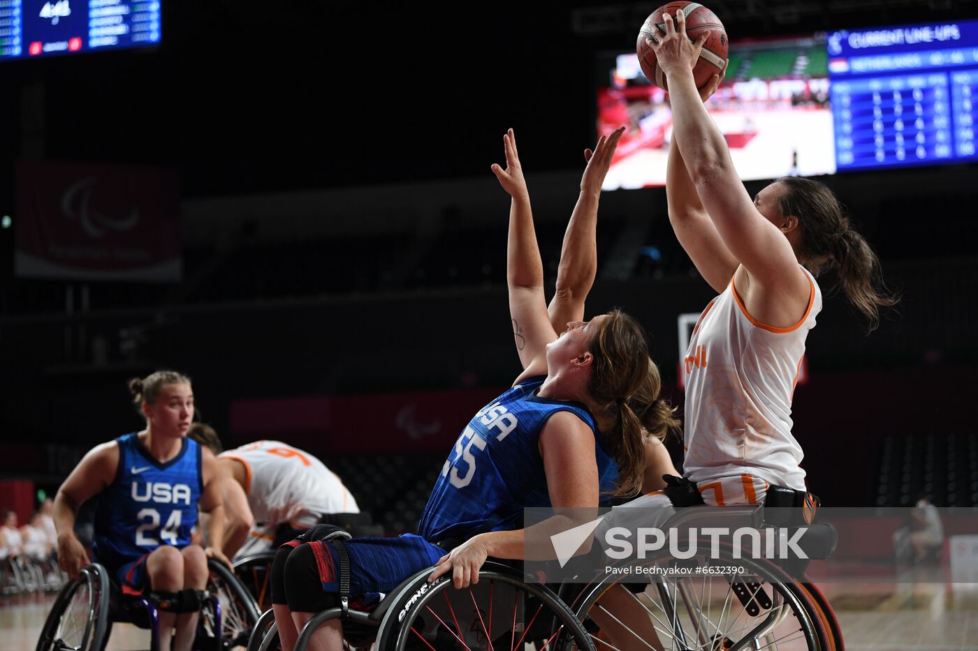 Japan Paralympics 2020 Wheelchair Basketball Women Netherlands - US