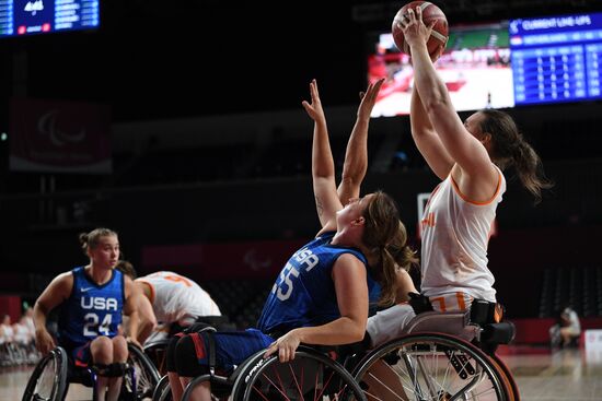 Japan Paralympics 2020 Wheelchair Basketball Women Netherlands - US