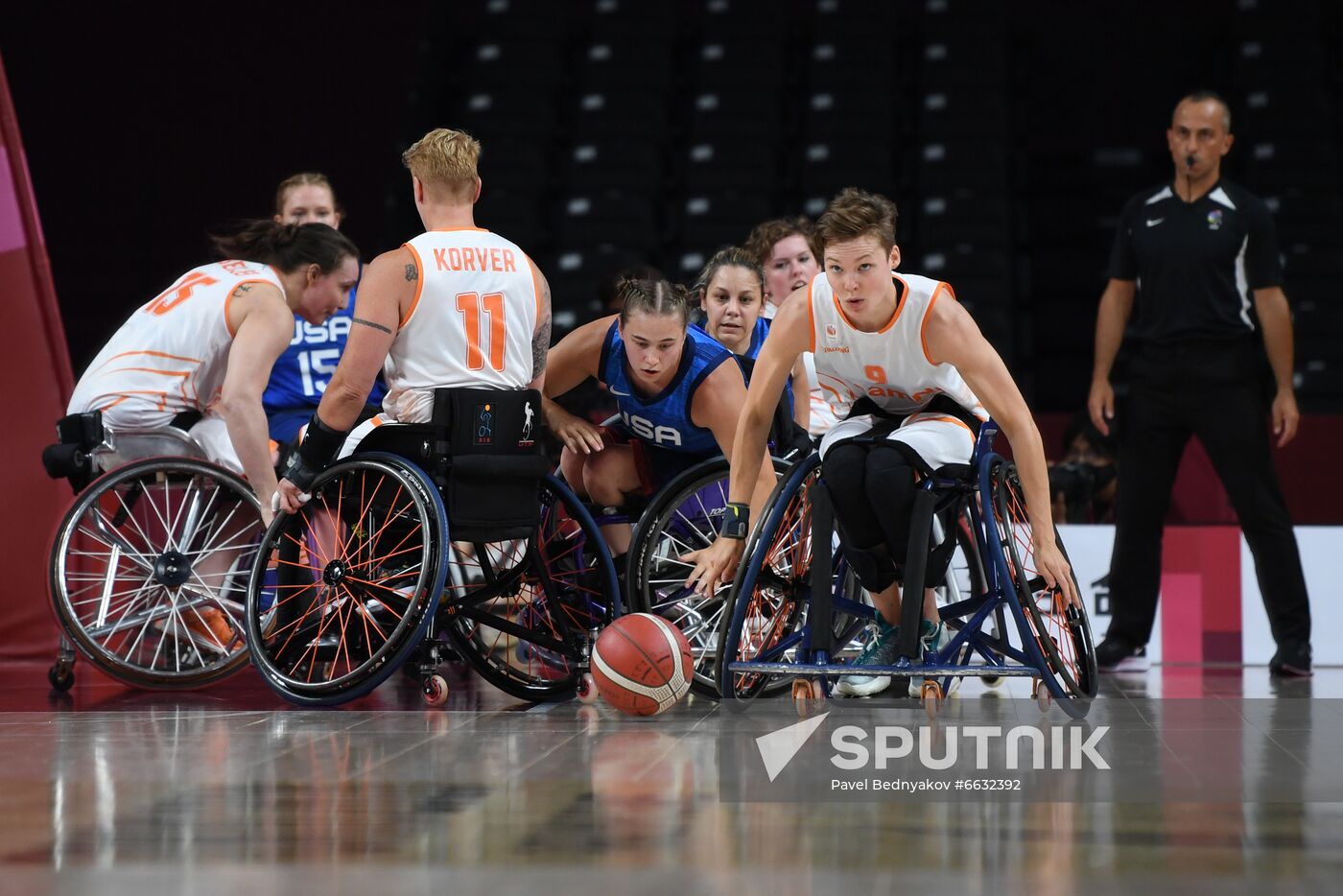 Japan Paralympics 2020 Wheelchair Basketball Women Netherlands - US
