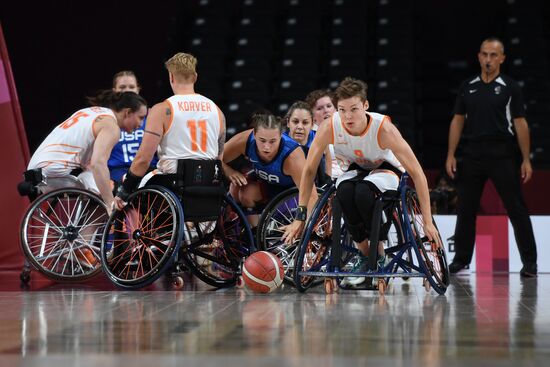 Japan Paralympics 2020 Wheelchair Basketball Women Netherlands - US