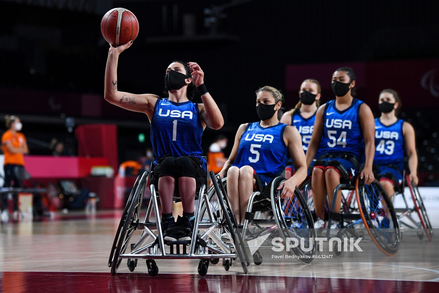 Japan Paralympics 2020 Wheelchair Basketball Women Netherlands - US