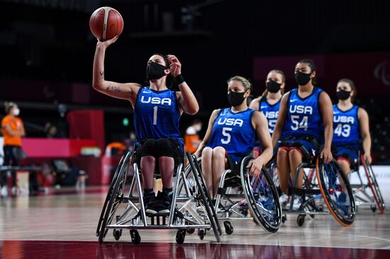 Japan Paralympics 2020 Wheelchair Basketball Women Netherlands - US