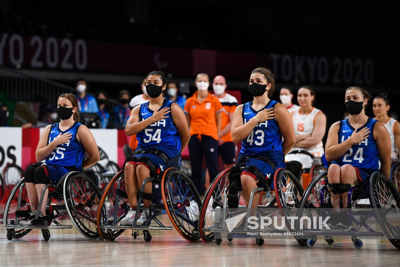 Japan Paralympics 2020 Wheelchair Basketball Women Netherlands - US