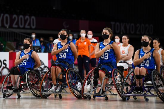 Japan Paralympics 2020 Wheelchair Basketball Women Netherlands - US