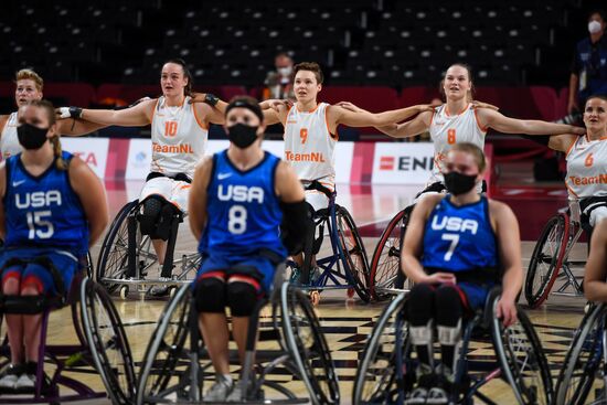 Japan Paralympics 2020 Wheelchair Basketball Women Netherlands - US