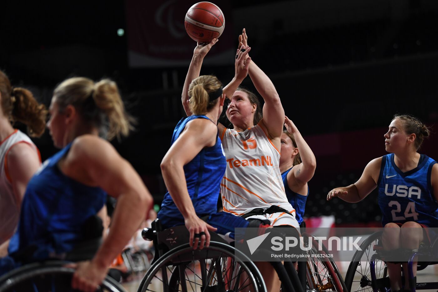 Japan Paralympics 2020 Wheelchair Basketball Women Netherlands - US