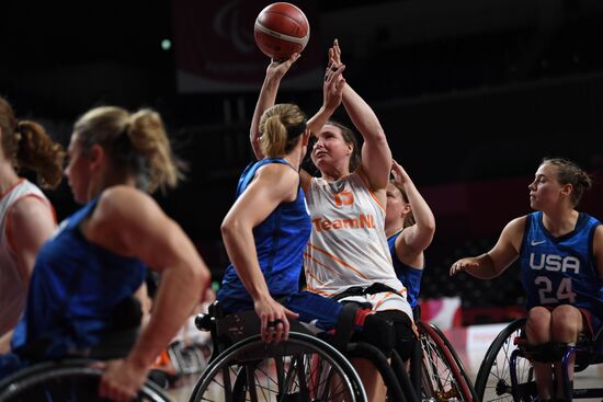 Japan Paralympics 2020 Wheelchair Basketball Women Netherlands - US
