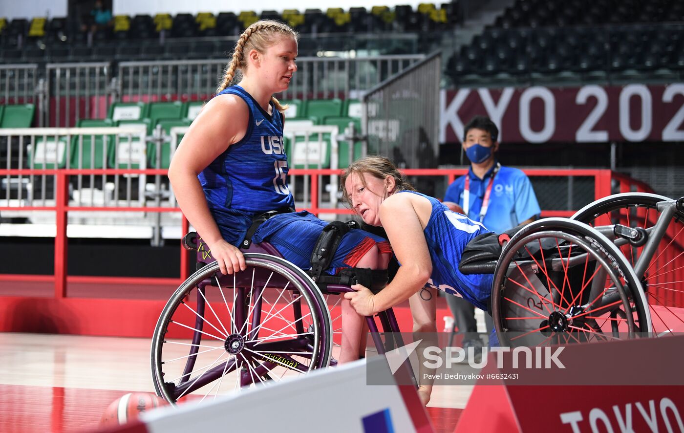 Japan Paralympics 2020 Wheelchair Basketball Women Netherlands - US