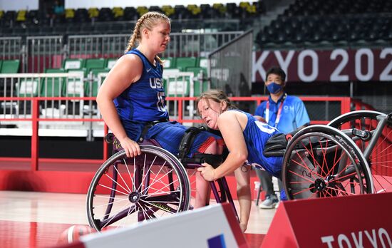 Japan Paralympics 2020 Wheelchair Basketball Women Netherlands - US