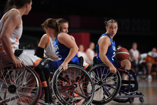Japan Paralympics 2020 Wheelchair Basketball Women Netherlands - US