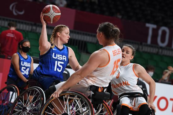 Japan Paralympics 2020 Wheelchair Basketball Women Netherlands - US