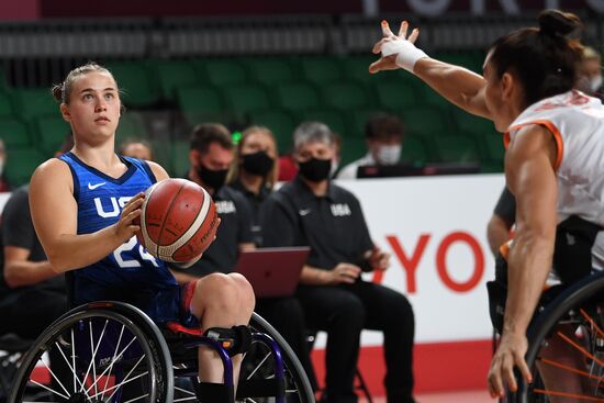 Japan Paralympics 2020 Wheelchair Basketball Women Netherlands - US