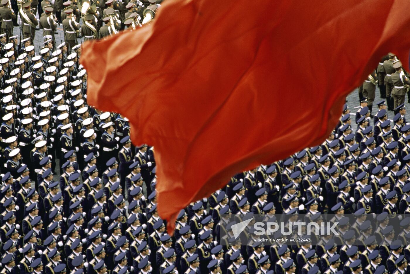 Red flag on Red Square