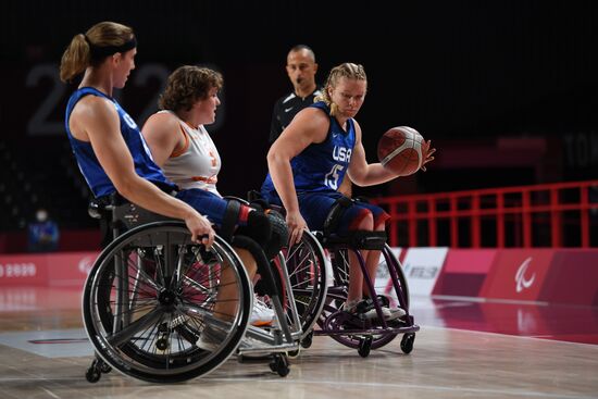 Japan Paralympics 2020 Wheelchair Basketball Women Netherlands - US