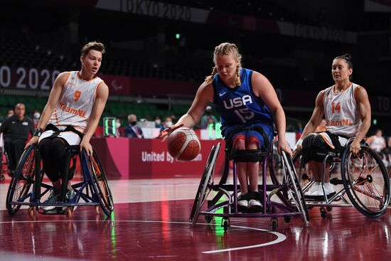 Japan Paralympics 2020 Wheelchair Basketball Women Netherlands - US