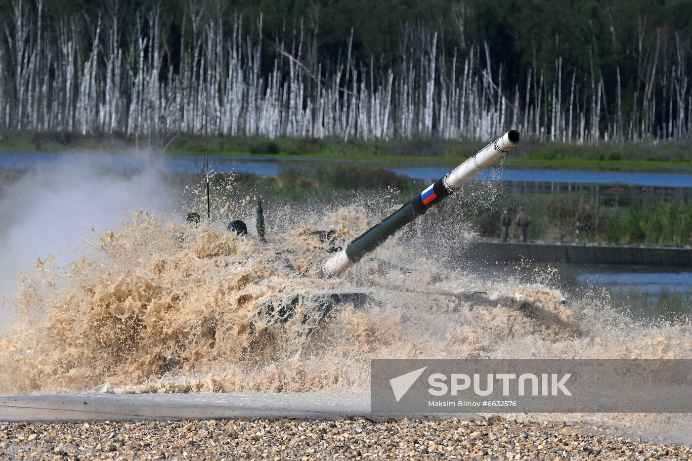 Russia Army Games Tank Biathlon