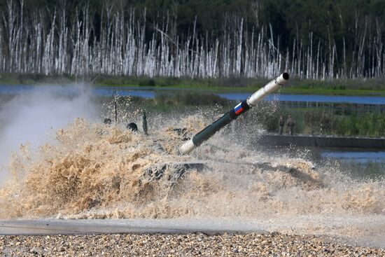 Russia Army Games Tank Biathlon