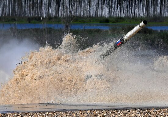 Russia Army Games Tank Biathlon