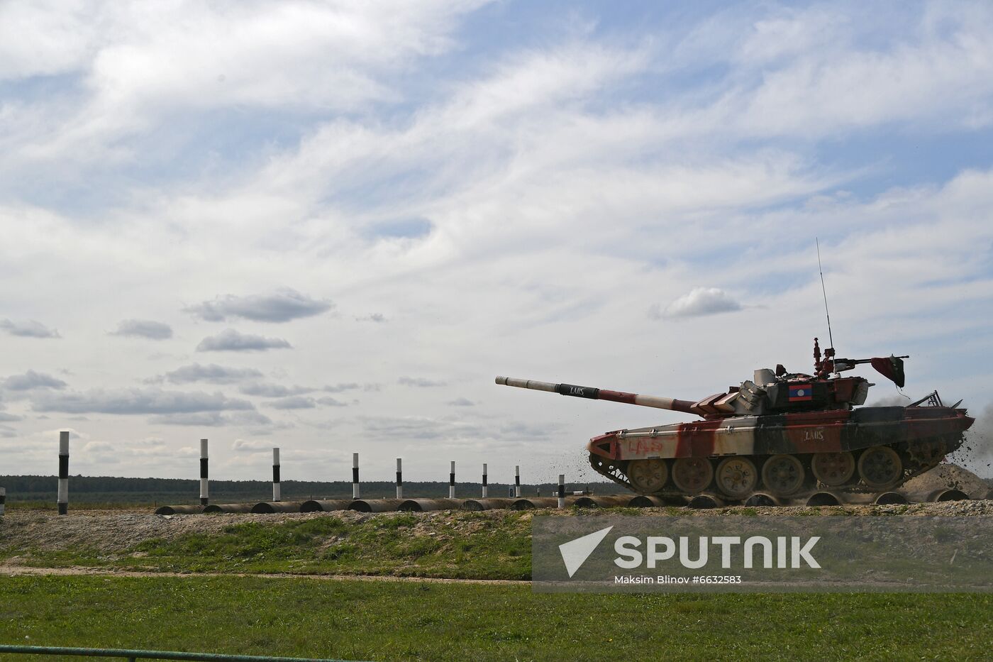 Russia Army Games Tank Biathlon