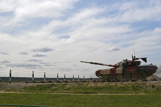Russia Army Games Tank Biathlon