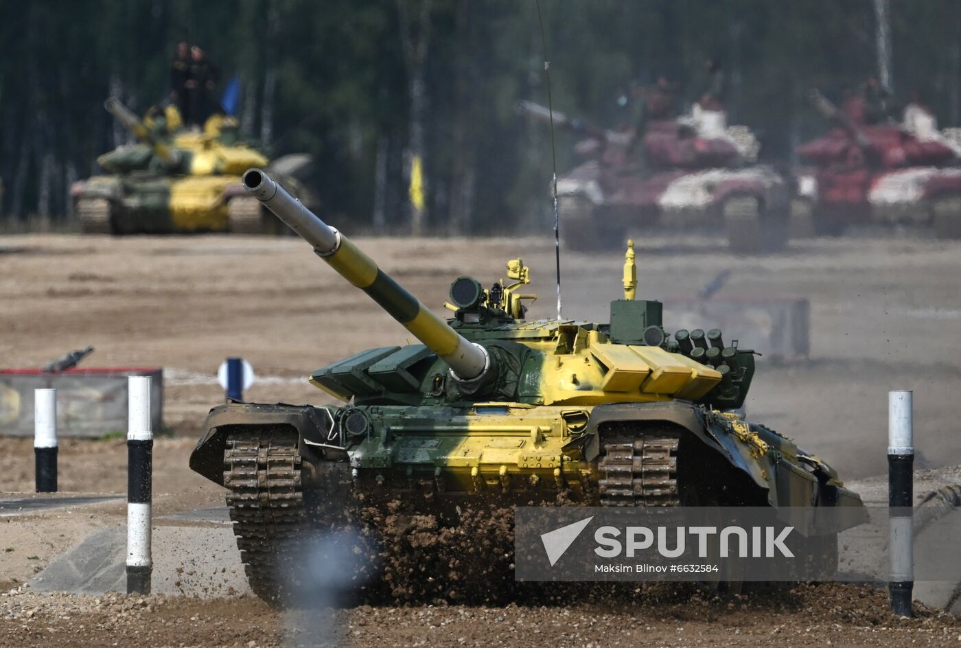 Russia Army Games Tank Biathlon