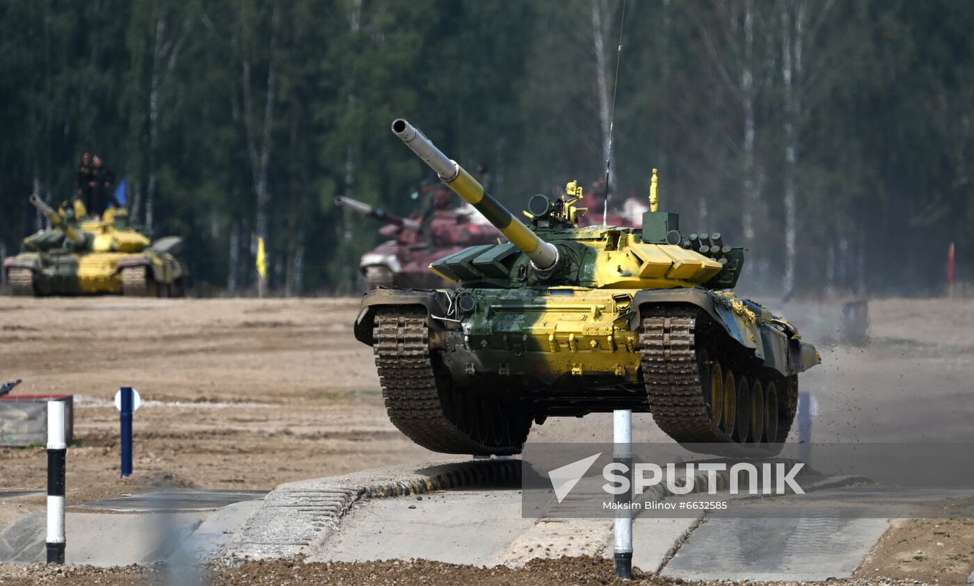 Russia Army Games Tank Biathlon