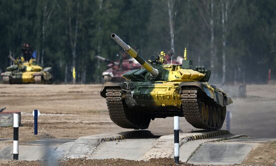 Russia Army Games Tank Biathlon