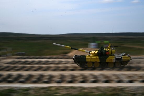 Russia Army Games Tank Biathlon
