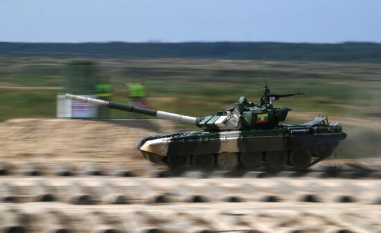 Russia Army Games Tank Biathlon