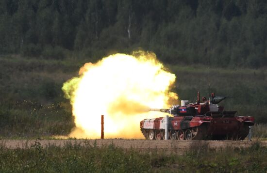 Russia Army Games Tank Biathlon