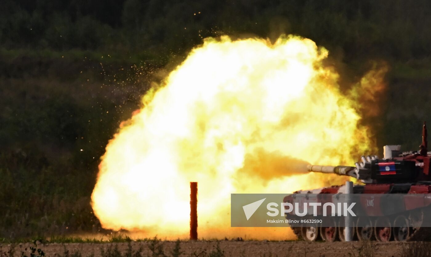 Russia Army Games Tank Biathlon