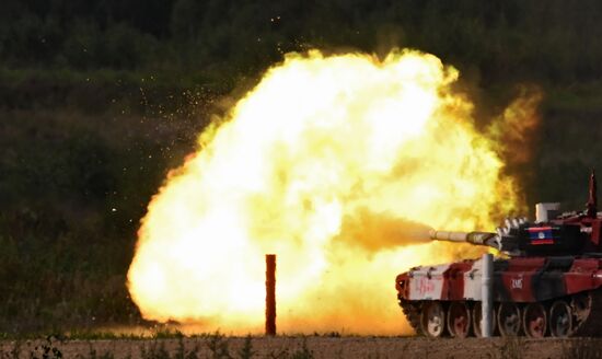 Russia Army Games Tank Biathlon