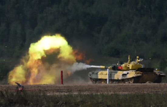 Russia Army Games Tank Biathlon