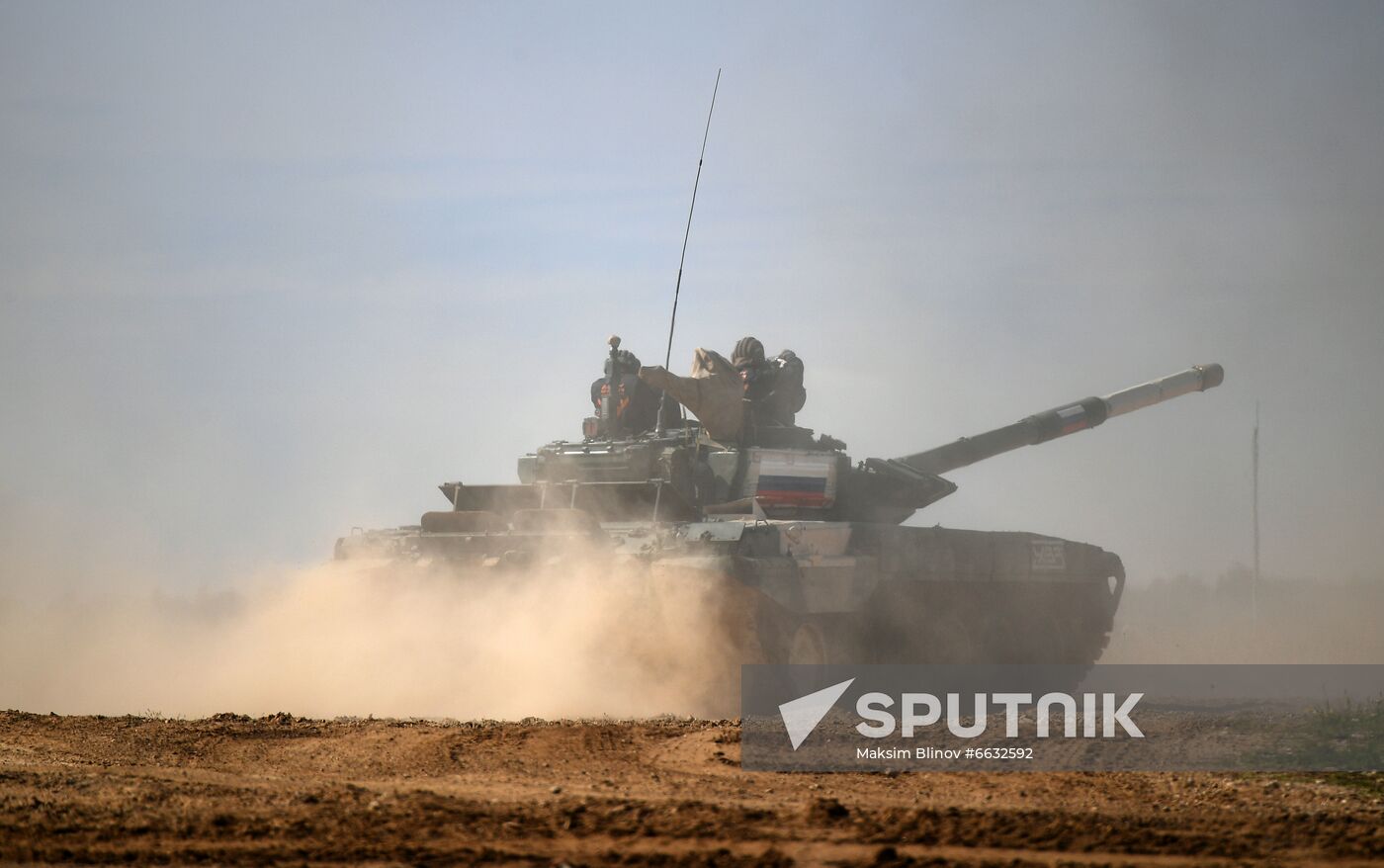 Russia Army Games Tank Biathlon