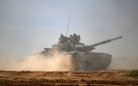Russia Army Games Tank Biathlon