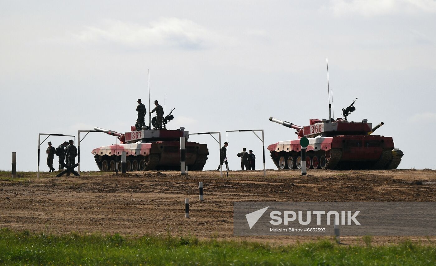 Russia Army Games Tank Biathlon
