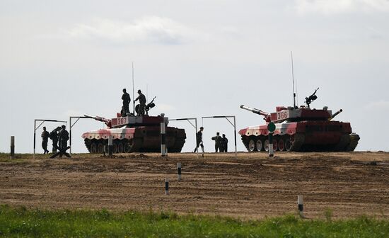 Russia Army Games Tank Biathlon