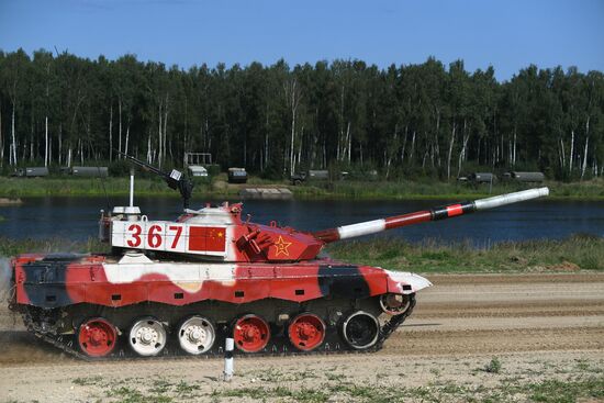 Russia Army Games Tank Biathlon