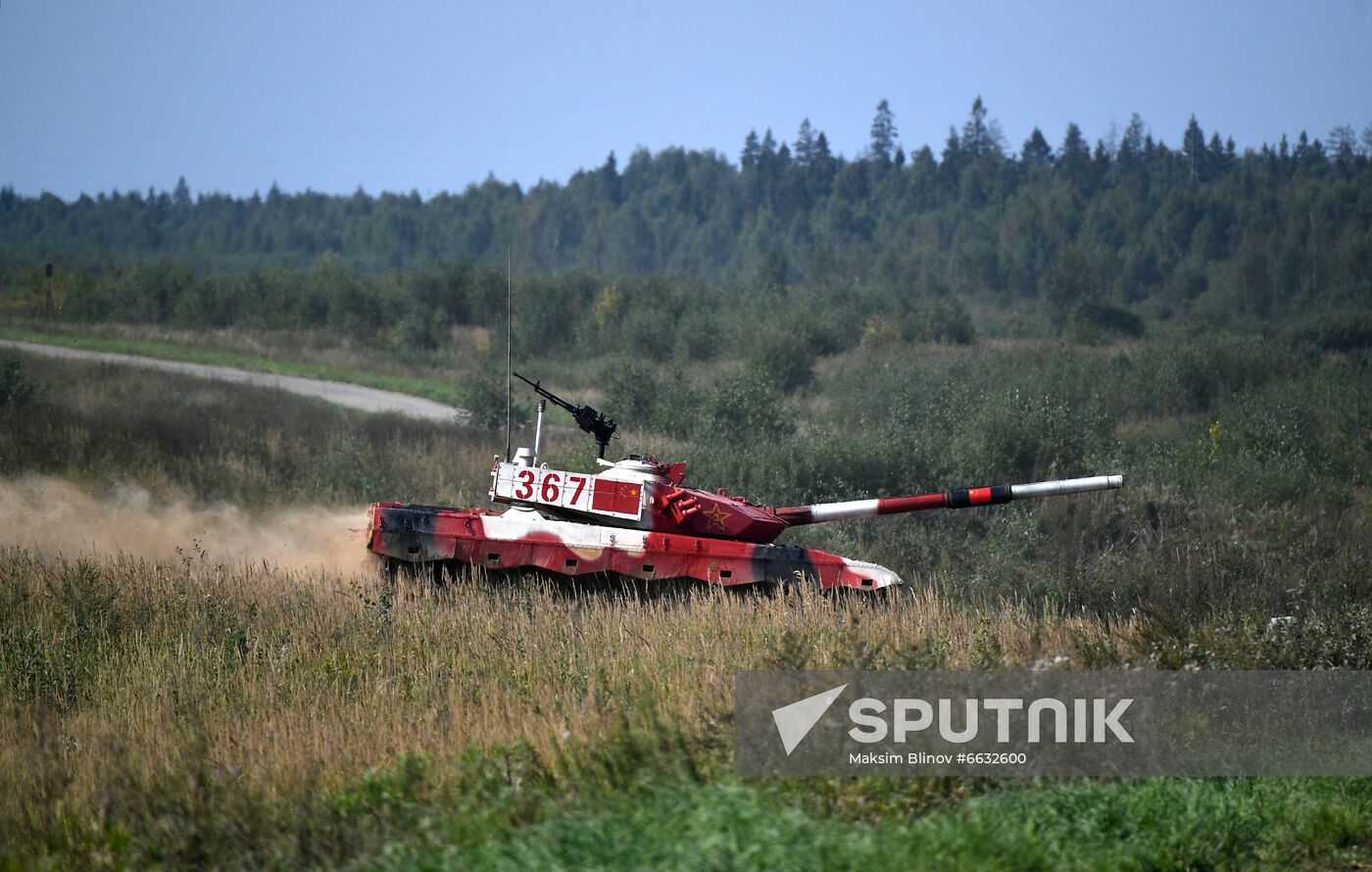 Russia Army Games Tank Biathlon